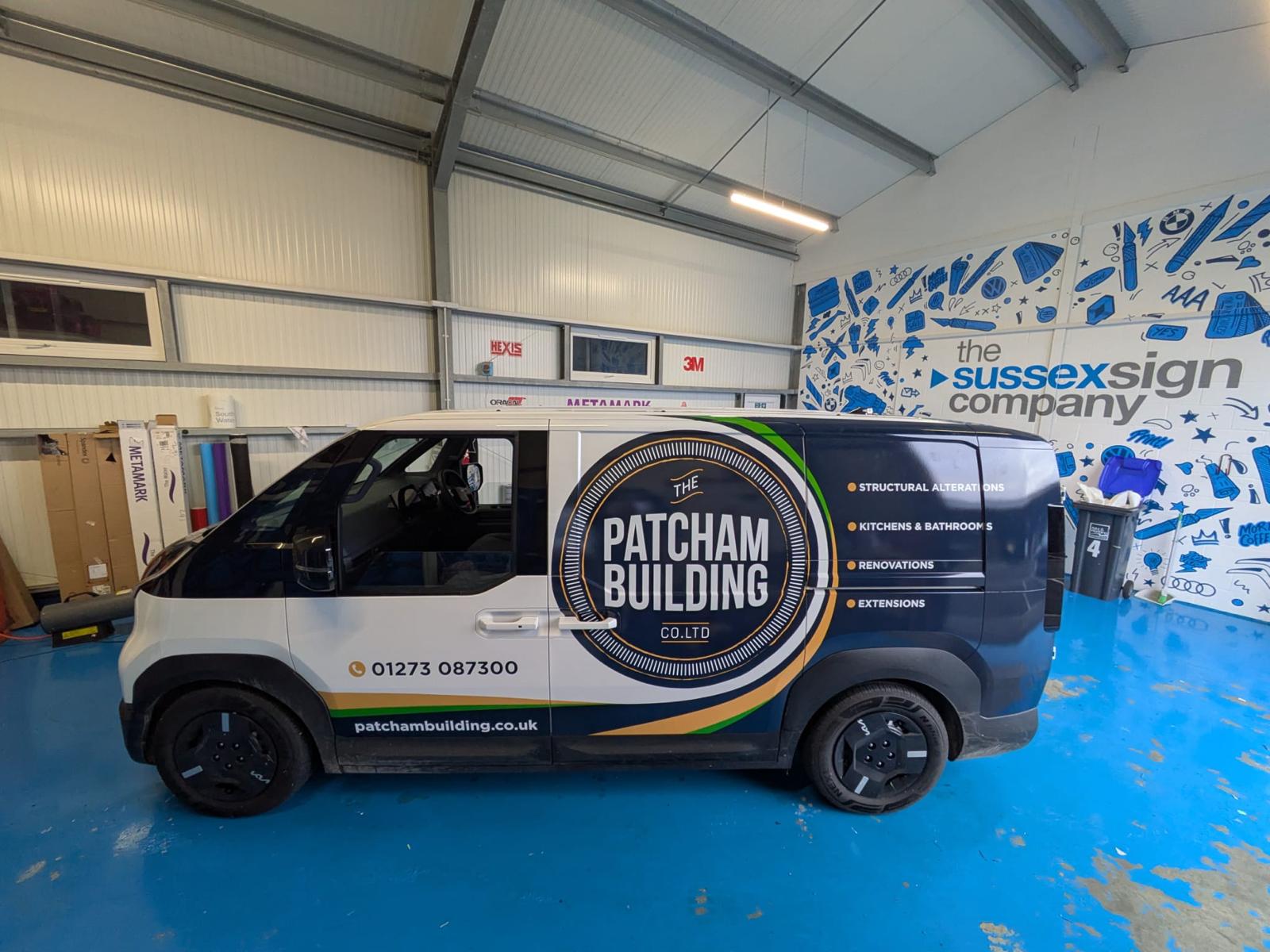 Patcham Building Company – Van Wrap Brighton