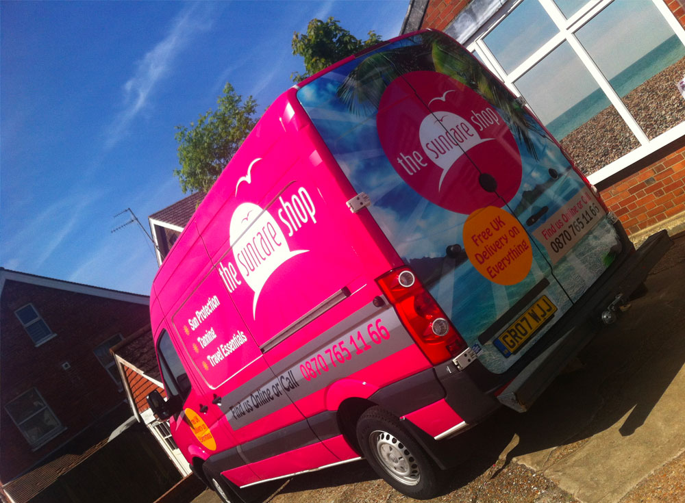 Types of Vehicle Signwriting | What's Right for You? - van signage Sussex example