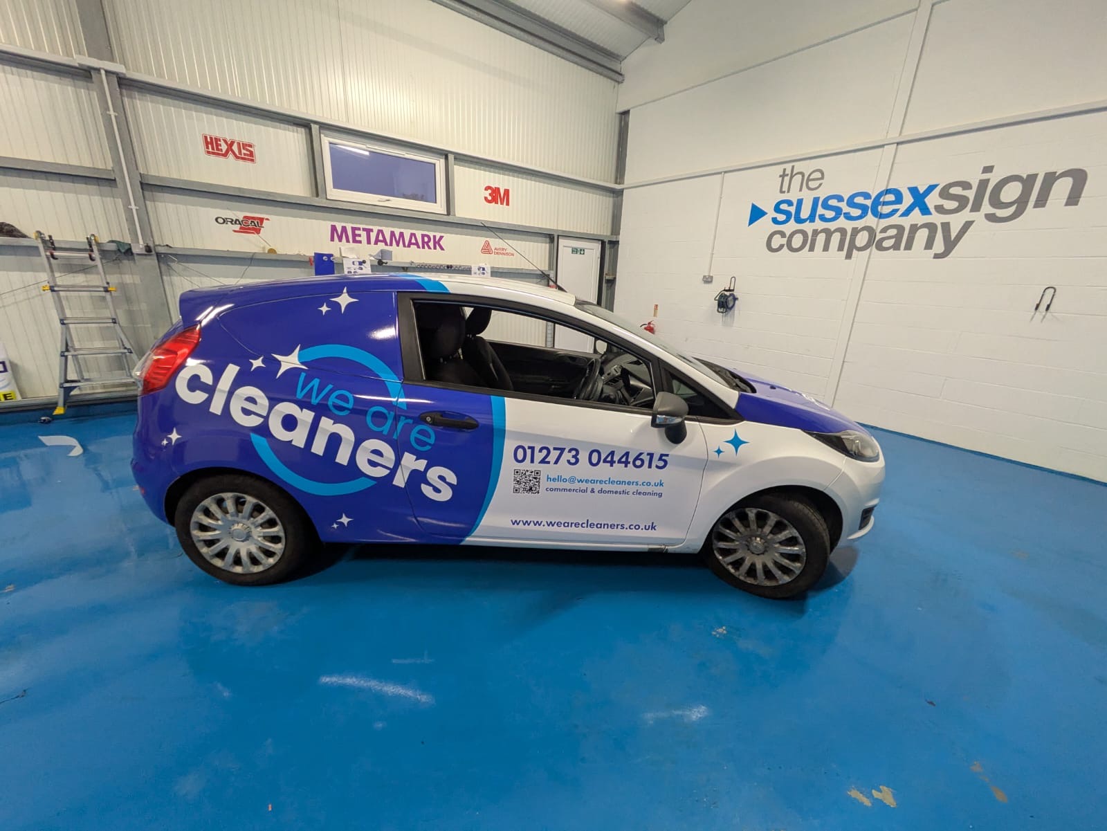 Full side profile showcasing logo prominence