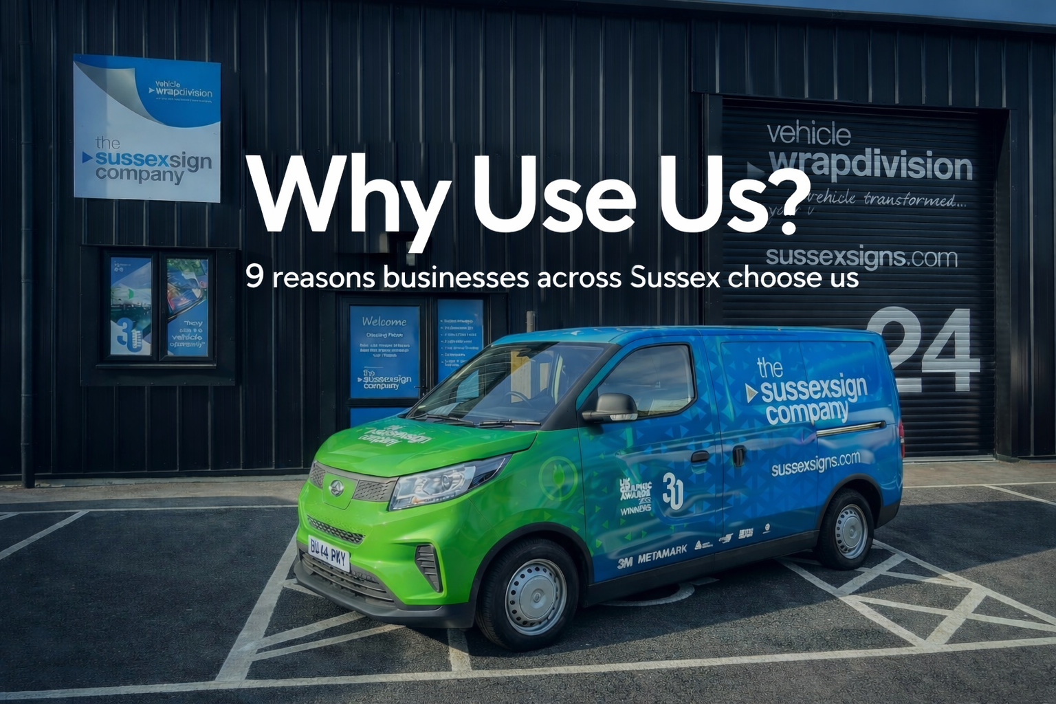 Why Use Us for Vehicle Signwriting in Sussex